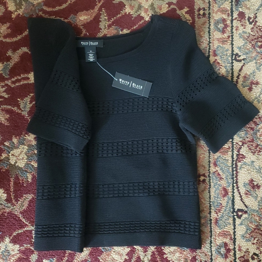 COPY - Black crop top by WHITE HOUSE BLACK MARKET